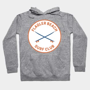 Vintage Flagler Beach Florida Surf Club Hoodie